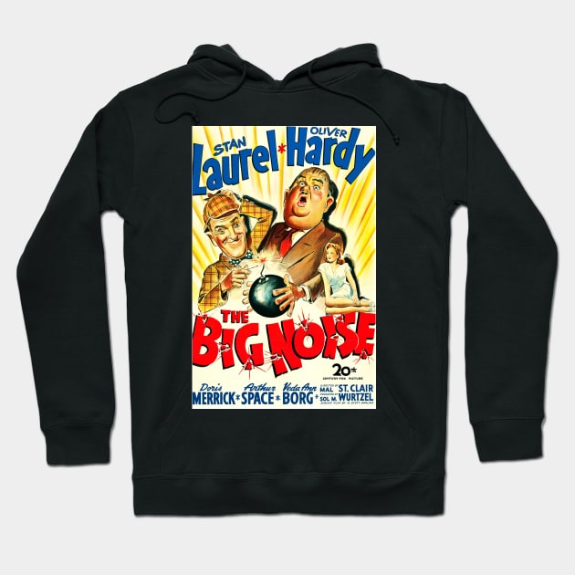 Big Noise Laurel and Hardy Hoodie by ZippyFraggle1